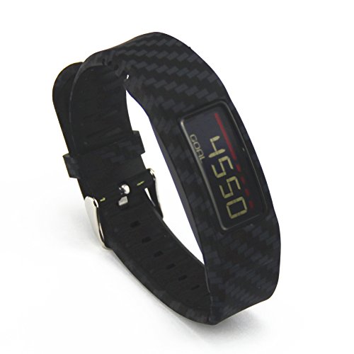 stücke bunte bändchen mit metallklammern ersatz für garmin vivofit 2 armbänder von VAN+, kleine (Flower-012)