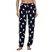 Lounge & Sleep Womens Navy Dragonfly Print Pyjama Bottoms 16