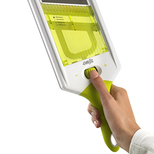 Emsa 507494 Profi-Hobel, Verstellbare Klinge, Länge: 38 cm, Weiß/Grün, Smart Kitchen - 5