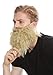 Produktbild WIG ME UP - 9537B-ZA89 Bart Vollbart Blond Hellblond Karneval Halloween Hipster Räuber Bandit Prophet Moses