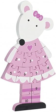 Orange Tree Toys Animal Number Puzzles - Mouse