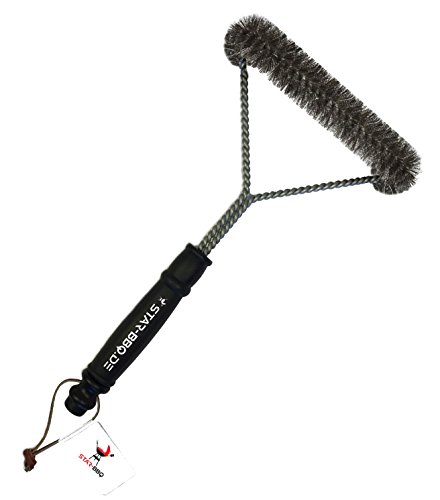 STAR-BBQ Grillbürste für Emaille, Edelstahl und Gusseisen - 8