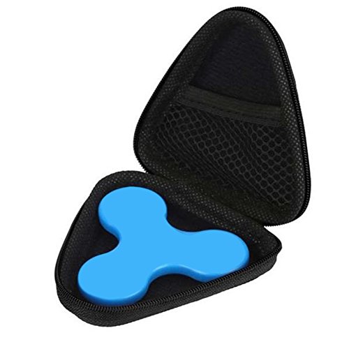 Hosaire Tasche Box Schutzkoffer Geschenk für Staubdicht Hand Spinner Tragetasche Paket Fidget Spinner Fokus Gyro Spielzeug Bag Carry Case,Blau - 2