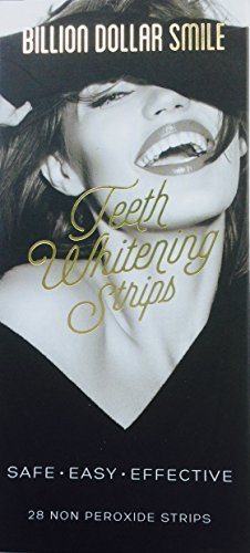 Teeth Whiting Strips Billion Dollar Smile 28 Non Peroxide Strip