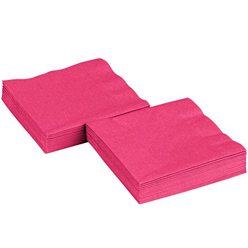 Amscan International Servietten, Magenta, 50 Stück - 2