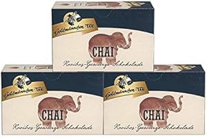 GOLDMÄNNCHEN TEE Goldmännchen-TEE Chai Rooibos-Gewürze-Schokolade, 3er Pack