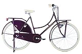 damen hollandrad gazelle miss grace Rücktrittbremse KS Cycling Damen Hollandrad 28\'\' Dutch Classic 3 Gänge mit Frontgepäckträger lila RH 54 cm Fahrrad, 28