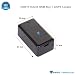 Mini GSM Spy Bug + GPS Tracker -Voice Activated Call Back function | Real Time Audio / Location Monitoring | Clear Sound Spy Equipment – Settable Audio Sensitivity Sensor + Signal Indicator