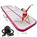 Produktbild Dailyinshop Airtrack Matte Aufblasbar Gymnastik Tumbling Matte Air Track Weichbodenmatte mit Air Tumbling Track Matte für Gymnastik Fitness Auch für Zuhause, Picknick, Cheerleading,Pink,EU Plug