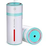 humidificador oficina Dos modos de niebla y apagado automático: este humidificador de escritorio de 240 ml tiene dos modos de rociado de configuración de tiempo. Haga clic en uno, conviértalo en modo de rociado continuo, puede durar 4 horas, y cuando vuelva a hacer clic, gire en modo de rociado intermitente, puede durar 8 horas. Cuando se activa el modo de temporización, el dispositivo se apagará automáticamente para proteger el dispositivo dentro del tiempo especificado. O cuando el agua se agote, también se apagará