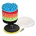 Produktbild Wady 7 15,2 cm Polieren Pads Schwamm und Wolle Polieren Waxing schmirgelpads-Kits mit M14 HSS-Adapter