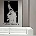 Produktbild Kult Kanvas 120 x 174 cm x-large "Freddy Mercury Design 2,5 cm Wandtattoo, weiß _ PARENT, rose, 60 x 87 cm Large