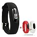Produktbild Nakosite MIMI2433 Schrittzähler Armband Aktivitätstracker Uhr OHNE Smartphone handy Bluetooth für Damen Herren Kinder fitness trackers Pedometer, kalorienzähler. 2 Ersatzbänder