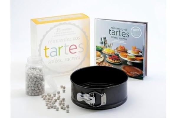 Réinventez vos tartes salées et sucrées: Coffret Cook'in box : un livre + un moule + des billes de cuisson