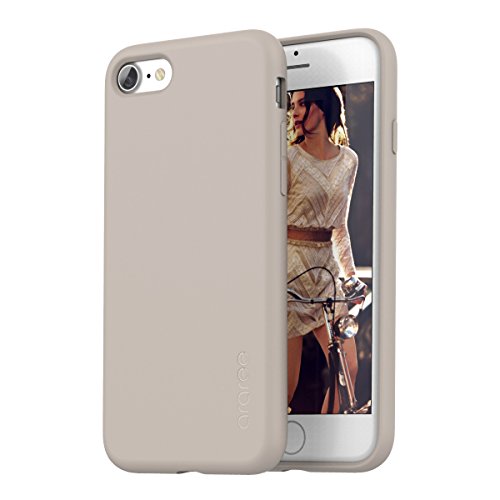 iPhone 7 Case, araree [Airfit] Ultra Slim Soft Flexible TPU Scratch Resistant Shockproof with Perfect Fit Vivid color for Apple iPhone 7 (2016) Eco Package (Stone)