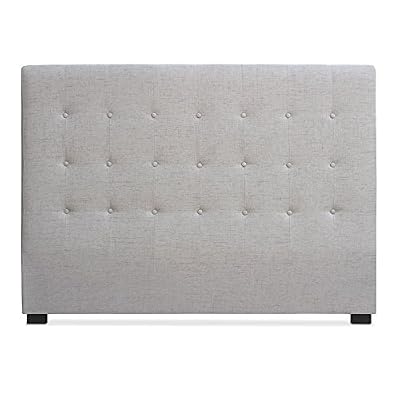 Menzzo Tête de lit Luxor 160cm Tissu Beige