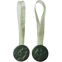 Calamite Fermatende Decorative - Forma Tonda Glitter - Con Nastro In Organza - Vari Colori Disponibili - Foto 9