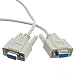 VoojoStore Null Modem Cable DB9 Female UL rated 8 Conductor 25 foot - Beige Molded Cross Serial Extension Adapter Wire RS.4749.00