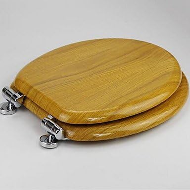 Molded wooden toilet cover red walnut veneer dough buffer toilet cover