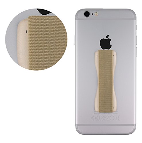 MyGadget Fingerhalterung optimalen Einhandbedienung Fingerhalter Griff Smartphone Handy u.a. iPhone 7, 6, Plus, Samsung Galaxy S6, S7, Edge in Gold