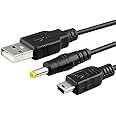 2-in-1 USB Data and Charging Cable For Sony PSP 1000, PSP 2000, PSP 3000-Black