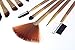 Beau Belle Make Up Brushes - 21pcs Make Up Brush Set + Make Up Brush Case - Professional Make Up Brushes - Makeup Brushes - Makeup Brushes Sets (Gold)