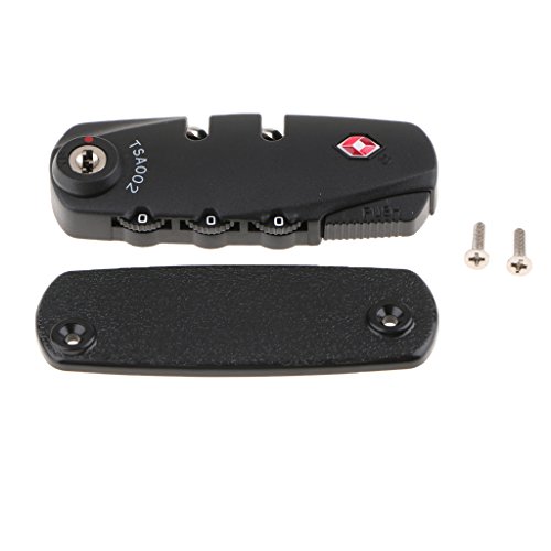 perfk Dial Locks Maleta de Equipaje TSA Aduana Incorporada Cerradura de Combinación TSA002 Inspección de seguridad especial