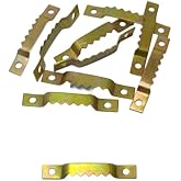Timsah Ağızlı &Ccedil;er&ccedil;eve Askısı, 42x6 mm, 10 Adet, Ekonomik, Sarı