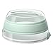 Produktbild Emsa 514567 Faltbarer Partybutler mit Haube, Höhe 15.5 cm, Ø 33 cm, Mint/Transparent, myBAKERY