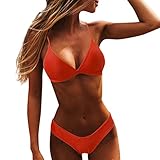 Moserian Damen Bikini Bademode Badeanzug Micro Bikini Set Push Up Badeanzug Beach Wear