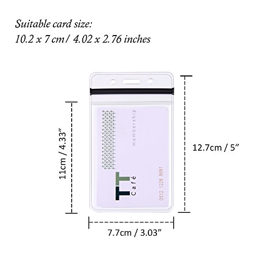 Kuuqa Vertical Fundas para Tarjetas de Identificaci n 10 Piezas reviews Kuuqa Vertical Fundas para Tarjetas de Identificaci n 10 Piezas