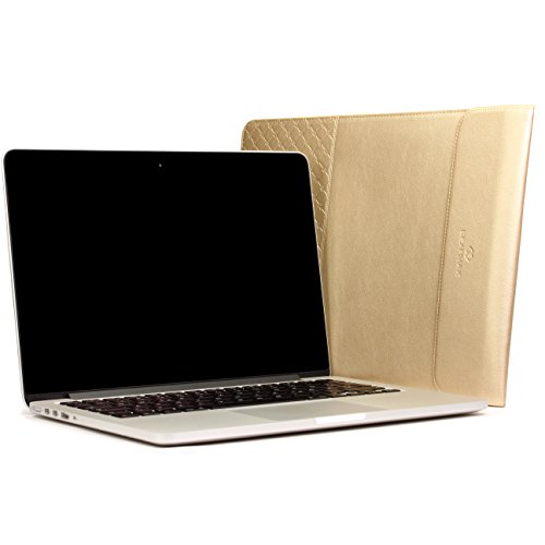 Urcover® UNIVERSAL Ultra Thin 13,3 Zoll Mac-Book Tasche Hülle Sleeve | Gold | Notebook Cover Laptop Case Ultrabook Schutztasche Tablet Etui | für 13,3 Zoll Geräte MacBook, Samsung Galaxy Tab uvm. - 3