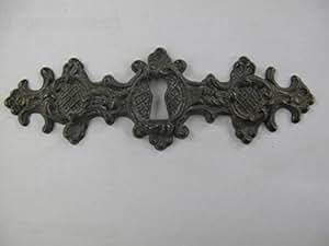 Beschlag Messing Schrankgriff Schlüsselrosette Schlüssellochrosette