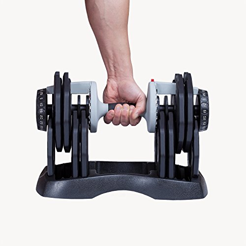 DialTech Einstellbare Hantel von 2,5 bis 25 Kilogramm (2 Stück) - 7