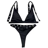 Jaminy Bikini-Sets,Frauen Push-up Gepolsterte BH Beach Bikini Set Badeanzug Bademode (S)