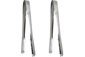LMYZCBZL Pince à Sucre, 2 Pcs Pince a Glacon en Acier Inoxydable, Pince à Sucre en Forme de U Acier Inoxydable, Mini Pince à Bonbon, pour Cuisine, Café, Fête, Bar et Buffet