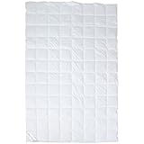 Billerbeck 5544470002 Bali Superlight cuadrados, algodón, blanco, 220 x 155 cm