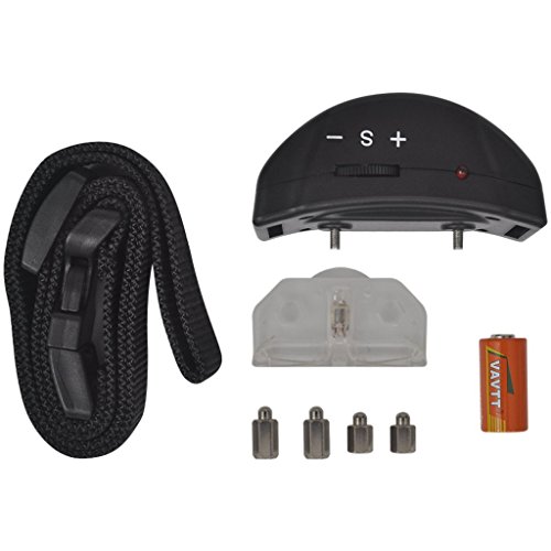 vidaXL-Battery-Powered-Adjustable-Dog-Training-Collar-Receiver-Strap-Light-Anti-Bark