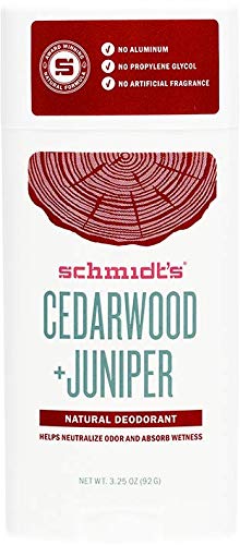 Schmidt - Palo desodorante de madera de cedro + juniper, 91,4 ml
