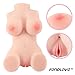 Produktbild Fondlove Muschi Masturbator Sexspielzeug Liebespuppe 3D Realistische Erotik Silicon 1.65 KG Masturbatoren mit Busen Vagina/Pussy Anus Anal und für Männer Sexpuppe