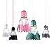 Produktbild YAYONG Kronleuchter Badminton Moderne LED Licht Eisen Nordic Kreative Einfache Macarons Stil Cafe Lampe Bar Tischlampe Persönlichkeit,Pink,35Cm