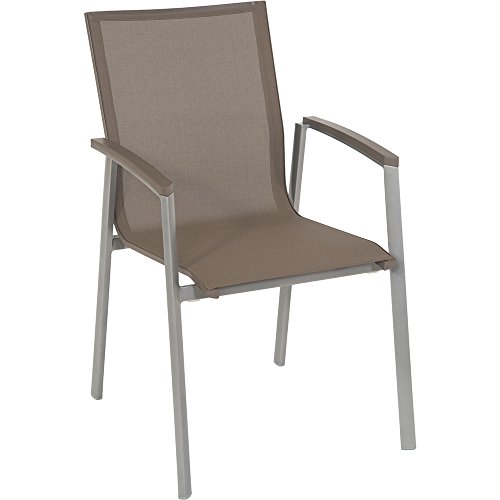 Preisvergleich Produktbild Stapelbarer Armlehnstuhl Colour: Taupe