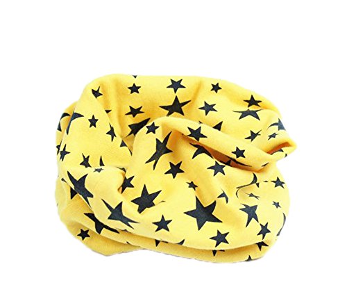 ReachTop Children Kids Warmer Star Scarf, Yellow