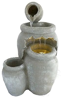 Natur-Eco Fontaine d'intérieur avec jardinière intégrée Botanica Delicia 38 cm