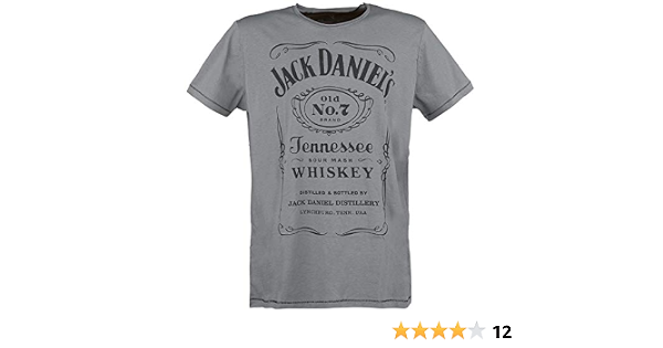 Jack Daniel's Whiskey T-Shirt Grey - s 