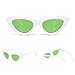 Produktbild WooCo Cat Eye Sonnenbrillen für Damen und Herren, Heißer Verkauf Unisex Fashion Polarized Sonnenbrillen Eyewear UV-Bonbonfarbene Gläser(F,One size)