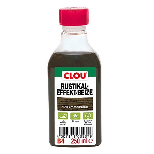 Clou Rustikal.Beize B4 mittelbraun 0,250 L