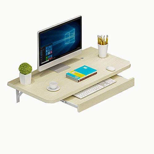 zdz Maison Simple Et Pratique, Table de Rangement/Bureau, Support pour Ordinateur Portable, Bureau Multifonctionnel Simple à Deux Fonctions, Multicolore en Option, B- (Brun Clair), 60X40Cm, A- (