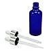 5 ml Cobalt Blue Glass Eye Dropper Empty Bottle Refillable Serum Aromatherapy Oils Wholesale Pipette Bottles Lot Of 6 Boston Round Bottles