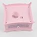 Colorful Light Jewelry Box with Mirror Rotating Ballerina Puppet Music Box Gift Pink